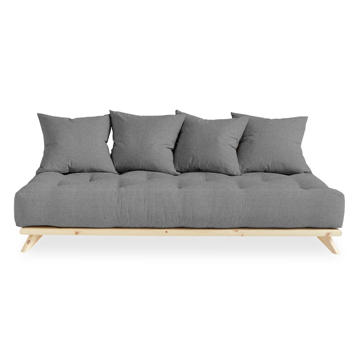 Senza Sofa von Karup Design in Kiefer natur / granitgrau (314)