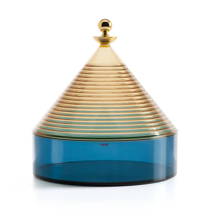 Trullo Aufbewahrungsbehälter von Kartell in gelb / blau