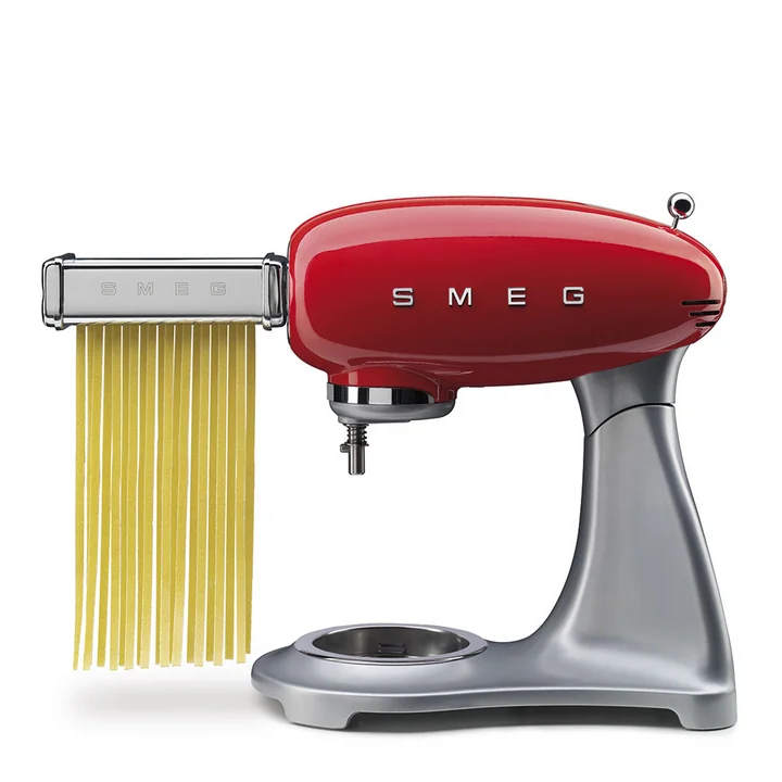 Pasta-Roller-, Fettucini- und Taglioni-Schneide-Set von Smeg aus Edelstahl