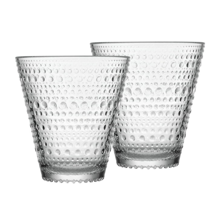Kastehelmi Trinkglas 30 cl  (2er-Set) von Iittala in klar 