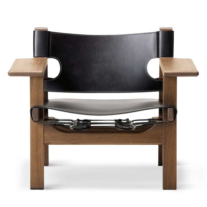 Fredericia - Spanish Chair, Eiche geräuchert und geölt / Leder s