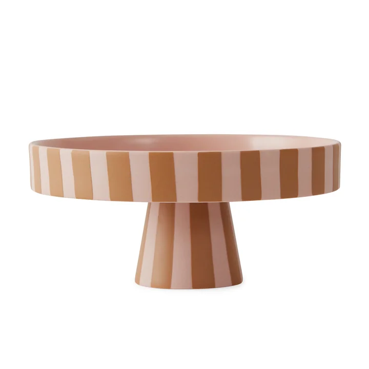 Toppu Tablett, Ø 20 x H 9 cm in rosa / karamell von OYOY