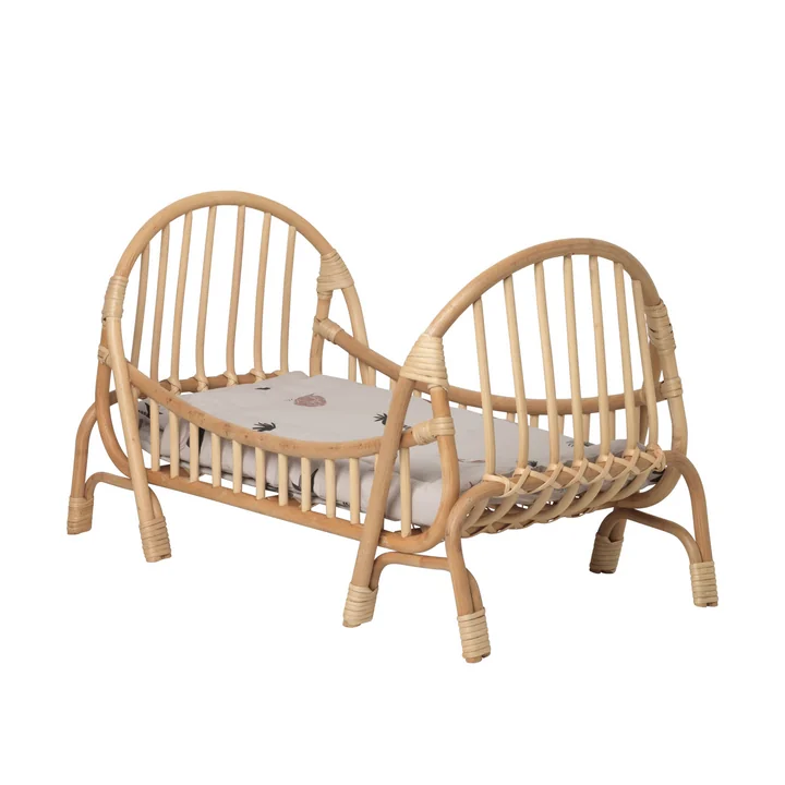 Kuku Puppenbett von Ferm Living in natur