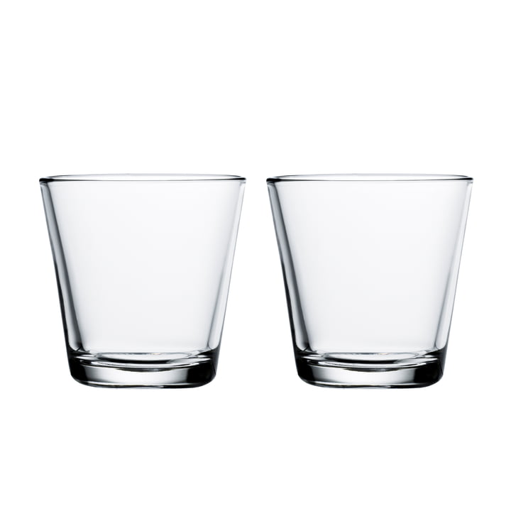 Kartio Trinkglas 21 cl (2er-Set) von Iittala in klar