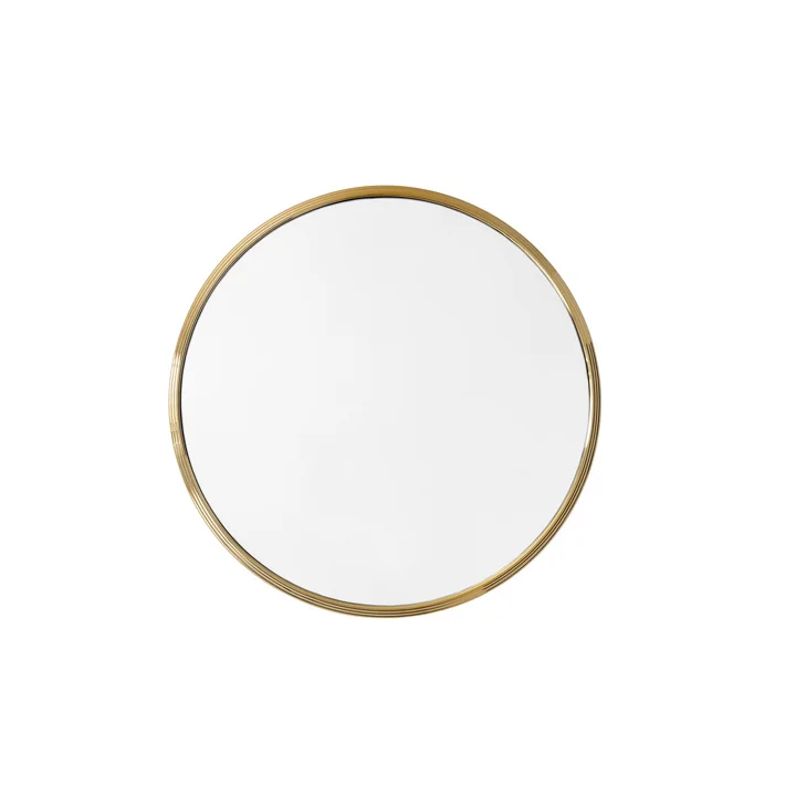 Sillon Wandspiegel SH4, Ø 46 cm in Messing von &Tradition