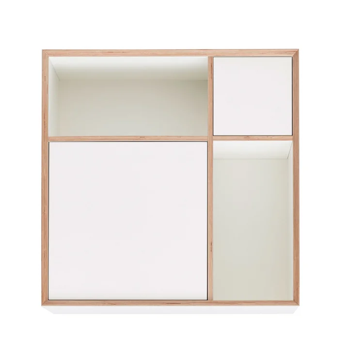 Vertiko Ply Sideboard One von Müller Small Living in CPL reinweiß (RAL 9010)