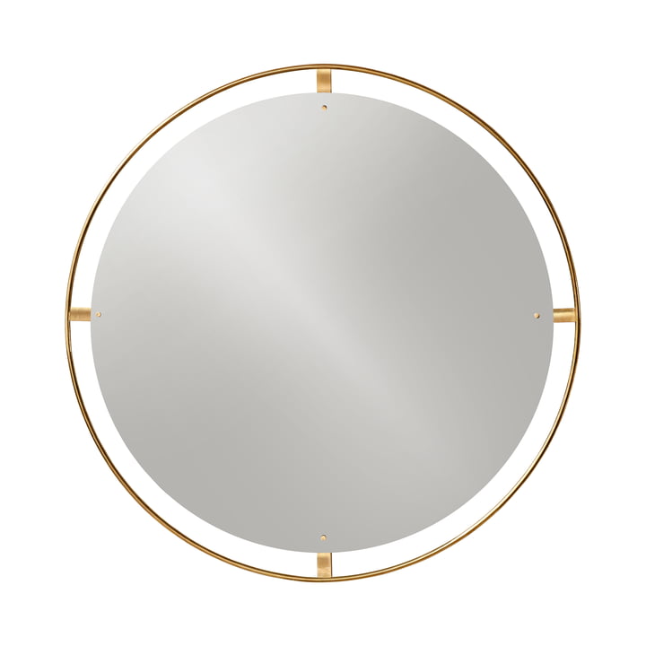 Nimbus Spiegel Ø 110 cm, Messing poliert von Audo