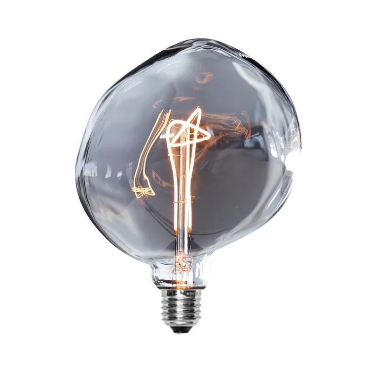 LED-Rock Leuchtmittel Ø 160 mm, E27 / 3 W, dunkelgrau von NUD Collection