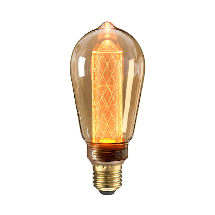 LED-Circus Leuchtmittel Ø 65 mm, E27 / 2,5 W, amber von NUD Collection