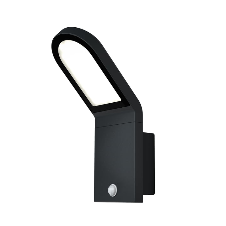 Endura Style Wall Sensor LED-Wandleuchte Outdoor, IP 44 / Warmweiß 3000 K, dunkelgrau von Ledvance