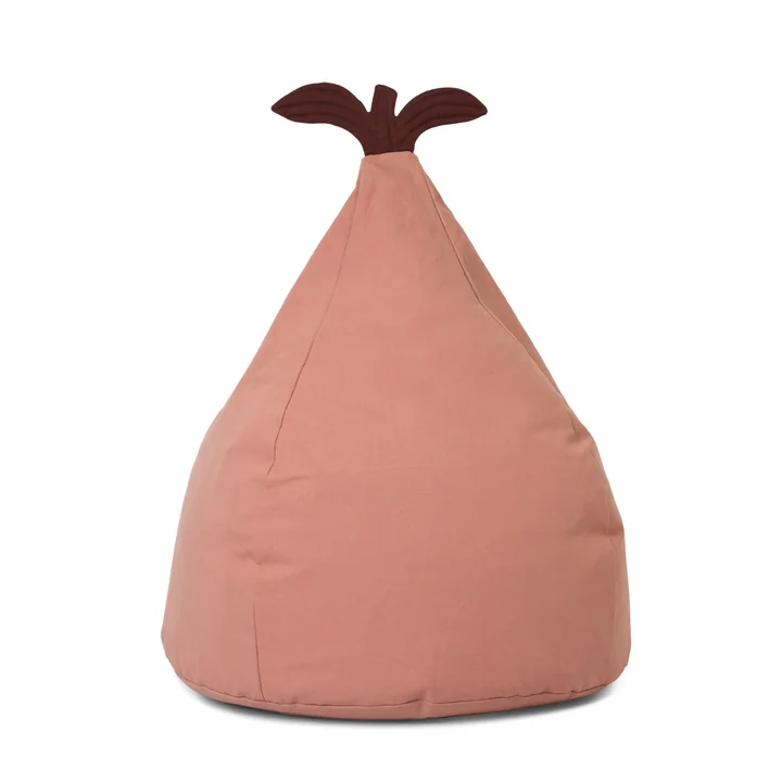 Birne Sitzsack von Ferm Living in dusty rose