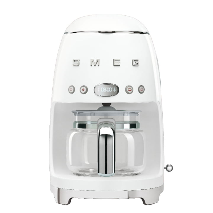 Filterkaffeemaschine DCF02 von Smeg in weiß