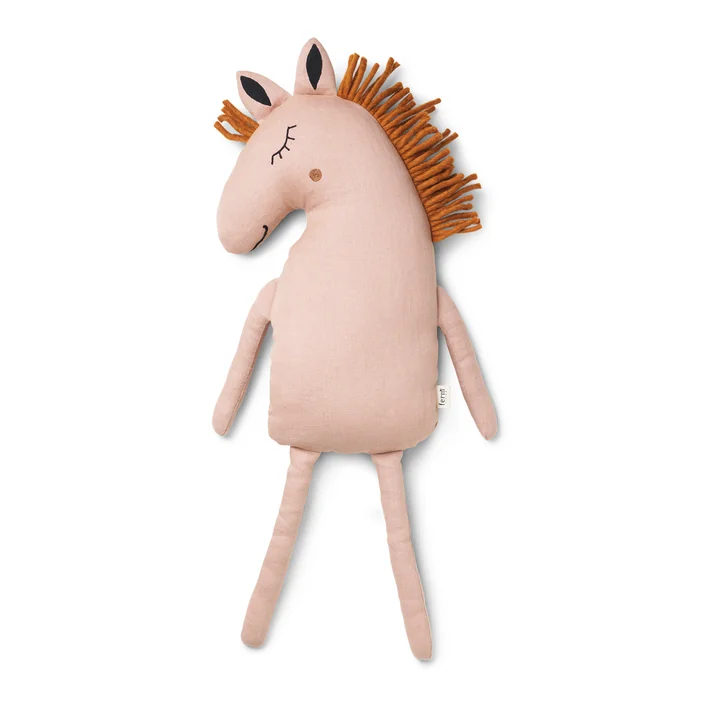 Safari Kissen Pferd von Ferm Living in dusty rose