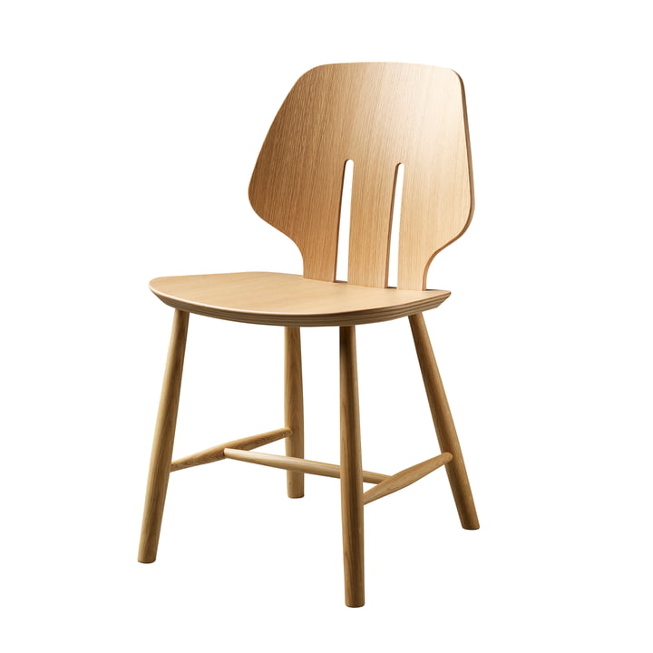 J67 Stuhl, Eiche klar lackiert von FDB Møbler