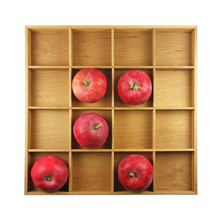 Apfelkasten, 31 x 31 cm, Eiche hell geölt von Raumgestalt