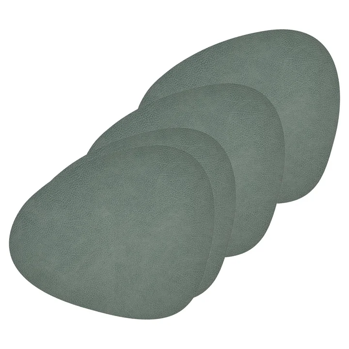 Tischset Curve L von Lind DNA in Hippo pastellgrün (4er-Set)