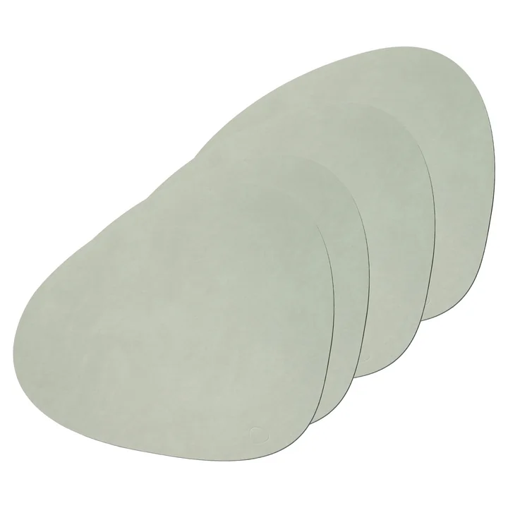 Tischset Curve L von Lind DNA in Nupo olivgrün (4er-Set)