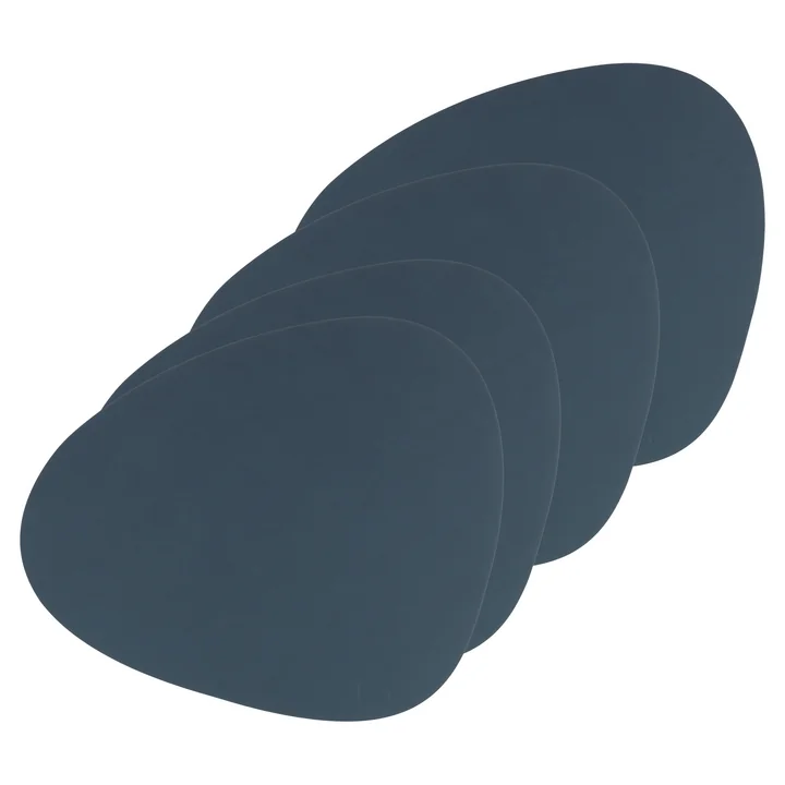Tischset Curve L von Lind DNA in Nupo dunkelblau (4er-Set)
