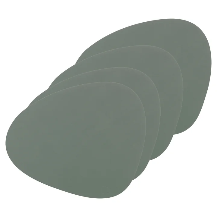 Tischset Curve L von Lind DNA in Nupo pastellgrün (4er-Set)