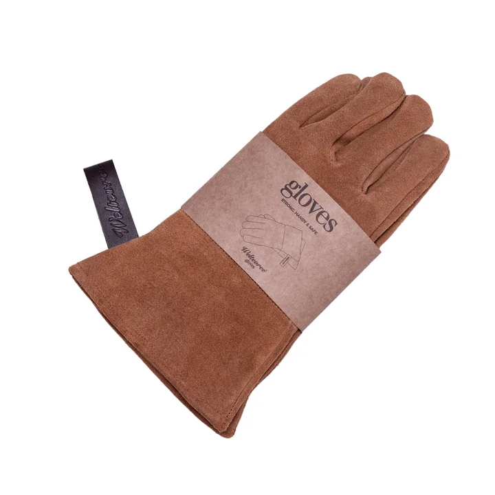 Outdoor Stahlofen Grillhandschuhe von Weltevree in braun
