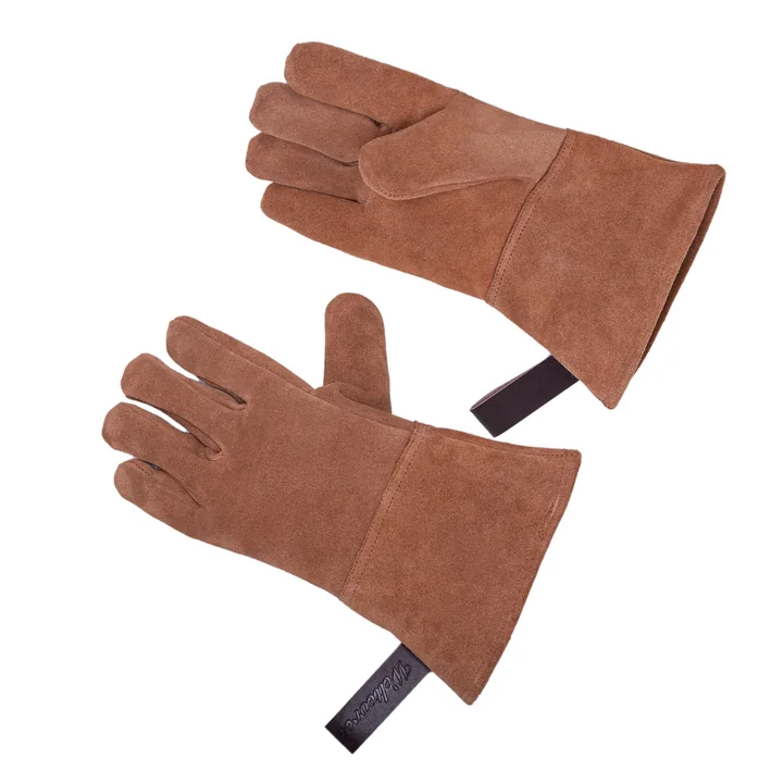 Outdoor Stahlofen Grillhandschuhe von Weltevree in braun