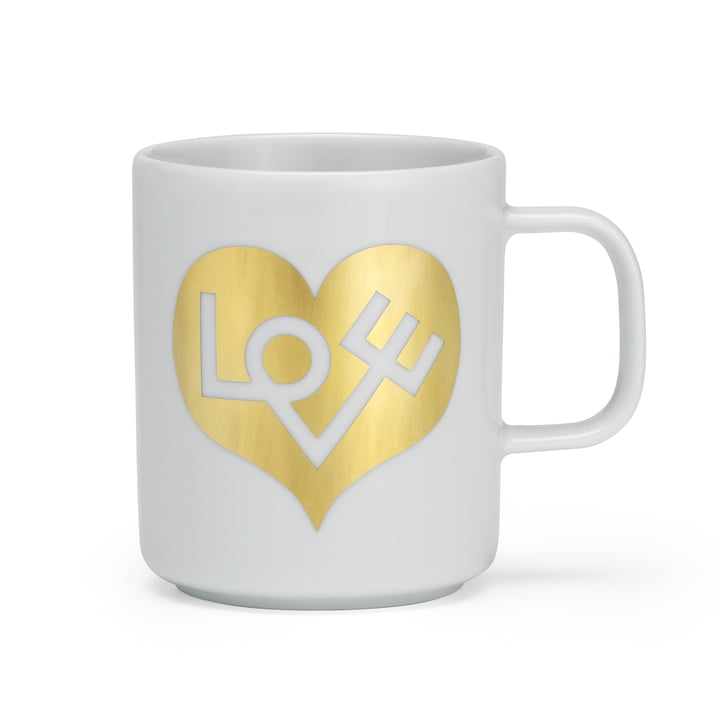 Coffee Mug Love Heart von Vitra in gold
