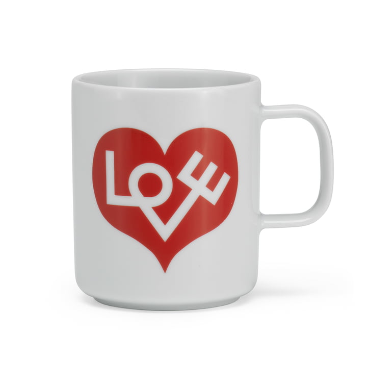 Coffee Mug Love Heart von Vitra in rot