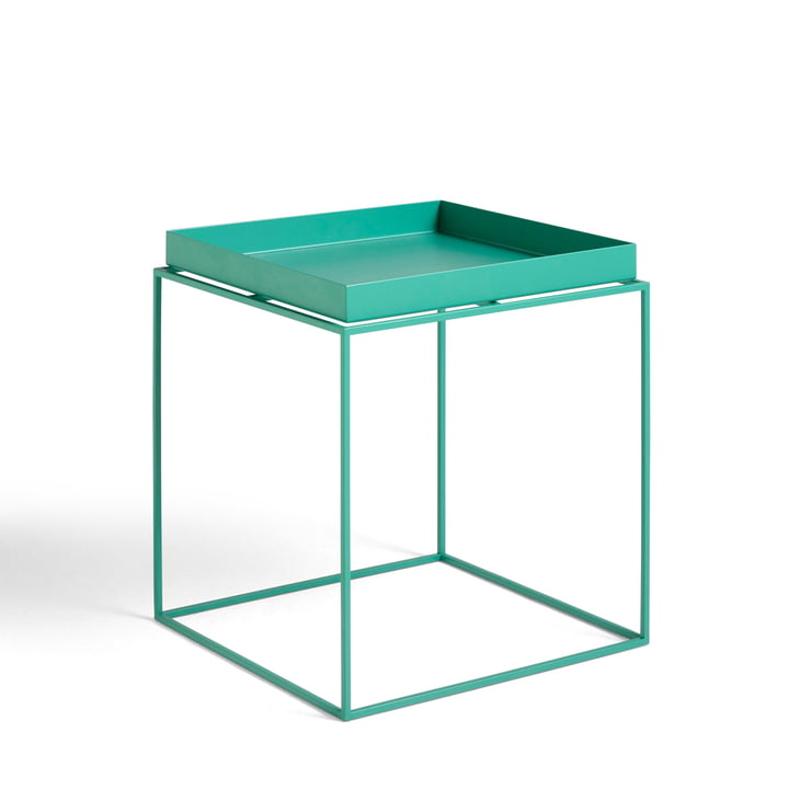 Tray Table 40 x 40 cm von Hay in peppermint green