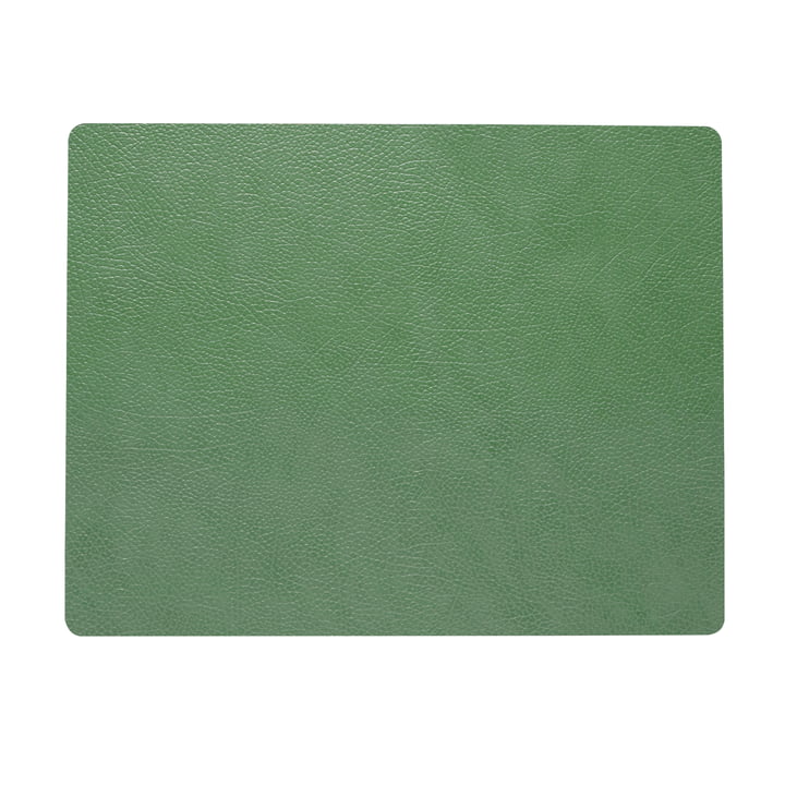 Tischset Square L 35 x 45 cm, Hippo forest green von LindDNA