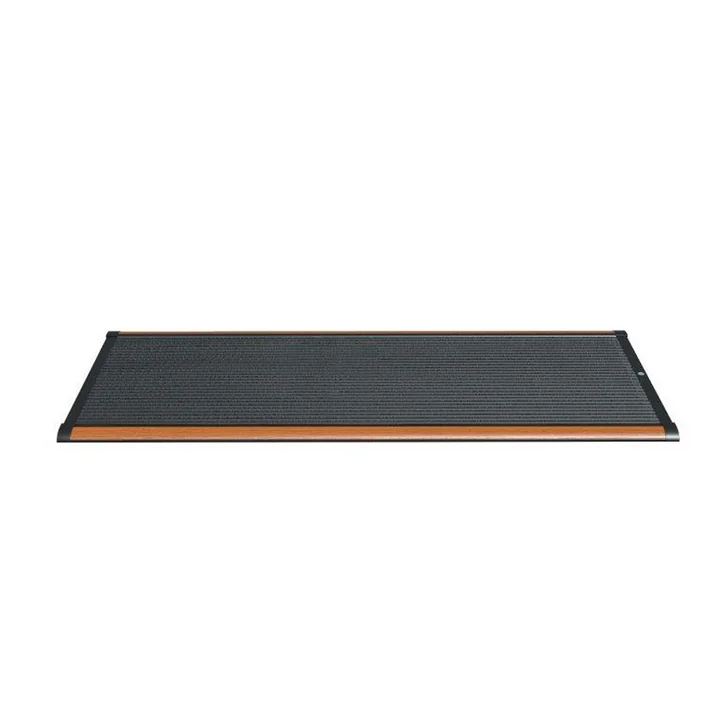 Fußmatte Outdoor 120 × 70 cm von Rizz in Teak / anthrazit