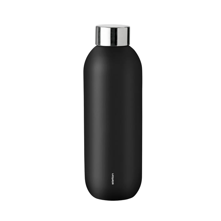 Keep Cool Trinkflasche 0,6 l von Stelton in schwarz