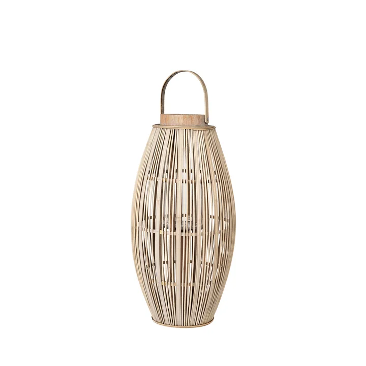 Aleta Bambus Laterne, Ø 31,5 x H 62,5 cm, natur von Broste Copenhagen 