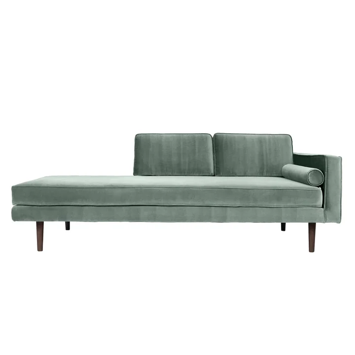Wind Chaise Longue, Armlehne rechts, chinois green von Broste Copenhagen 