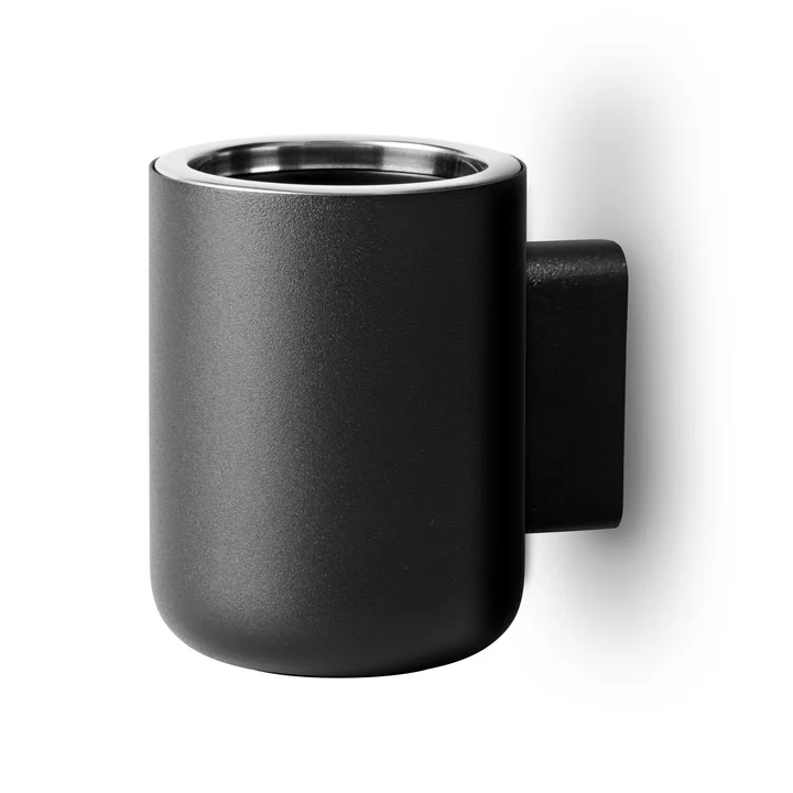 Bath Zahnbürstenhalter wandmontiert von Audo in schwarz