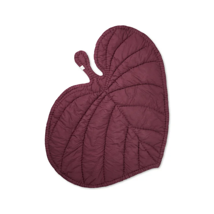 Leaf Spieldecke von Nofred in burgundrot