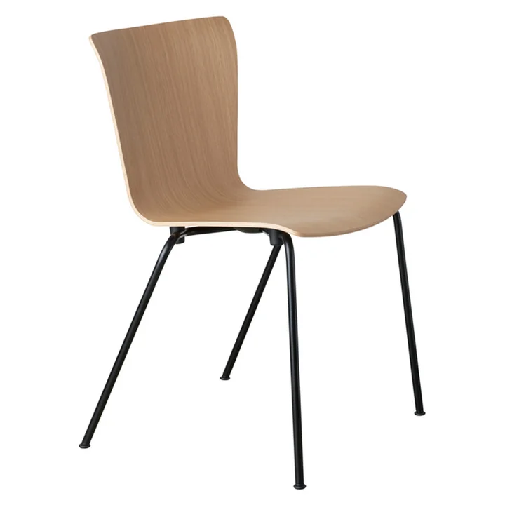 Vico Duo Stuhl von Fritz Hansen in Eiche / schwarz