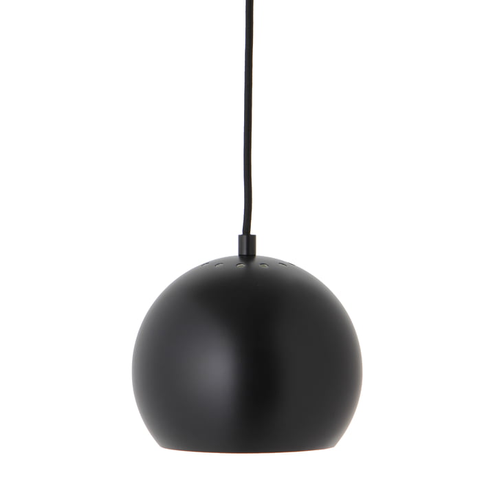 Ball Pendelleuchte Ø 18 cm, schwarz matt / weiß von Frandsen