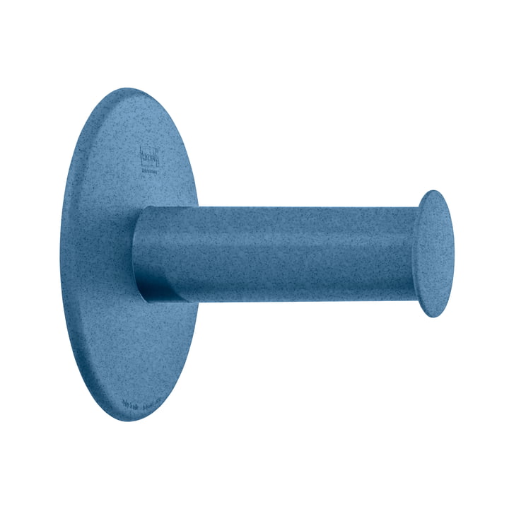 Plug'n Roll Toilettenpapierhalter von Koziol in organic deep blue