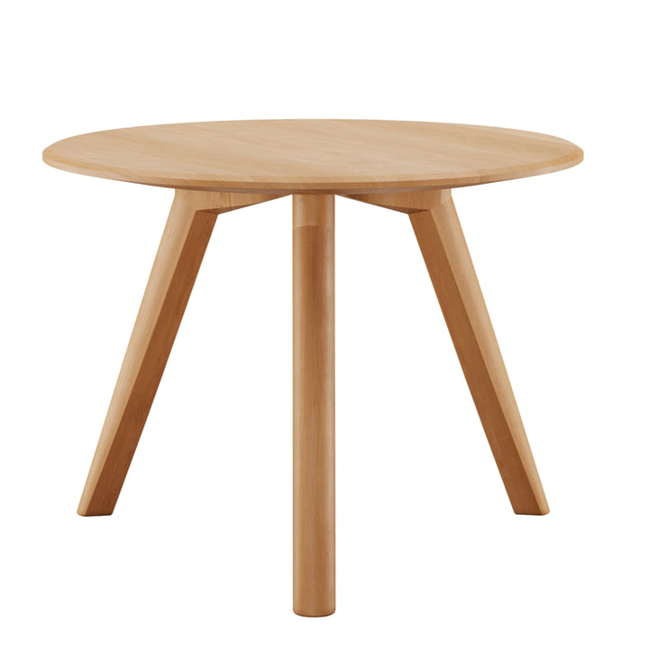 Meyer Couchtisch Medium H 45 Ø 58 cm von OUT Objekte unserer Tage in Eiche gewachst