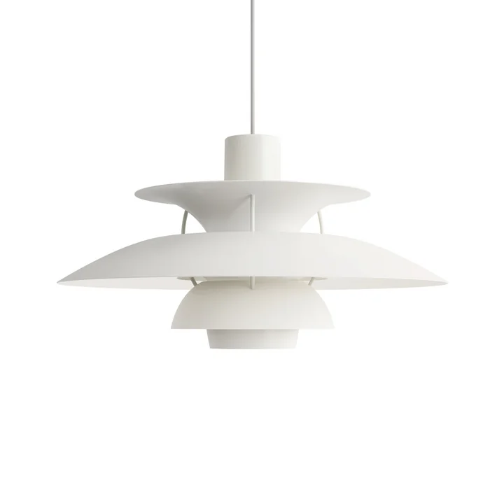 PH 5 Pendelleuchte, monochrome white von Louis Poulsen.