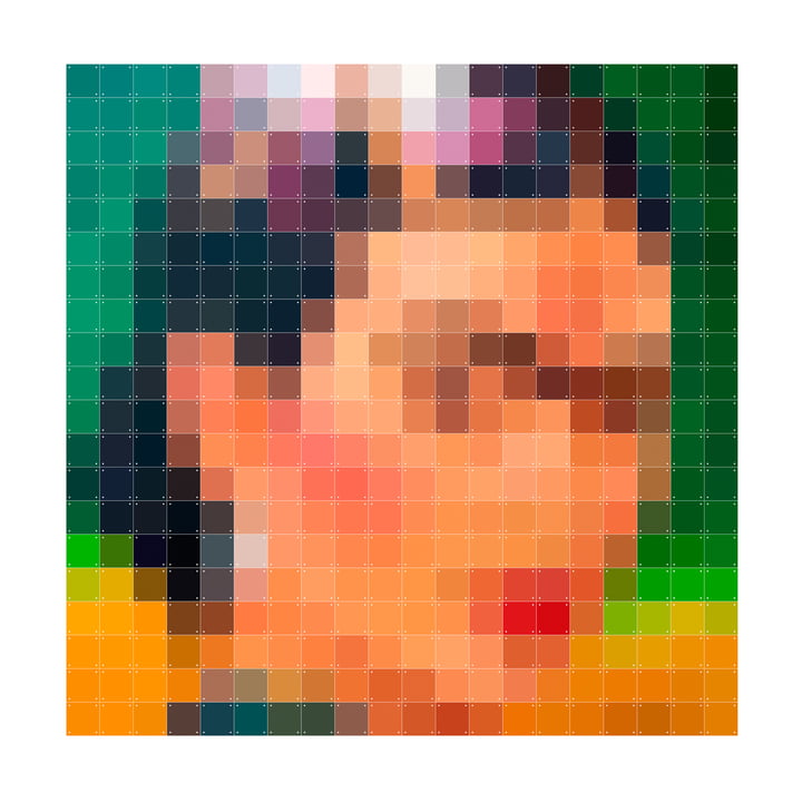 Frida pixel Poster, 200 x 200 cm von IXXI
