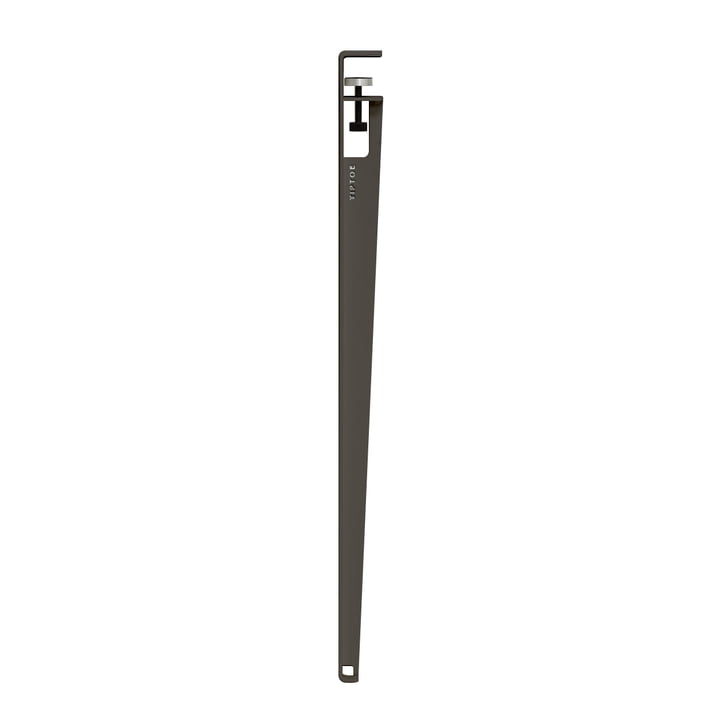 Das Tischbein H 90 cm, patinierter Stahl von TipToe