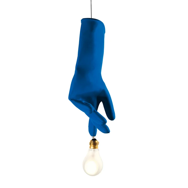 Die Blue Luzy Pendelleuchte, blau von Ingo Maurer
