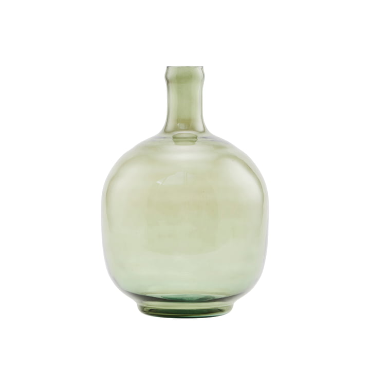 Die Tinka Vase, Ø 24 x H 31,5 cm, dunkelgrün von House Doctor