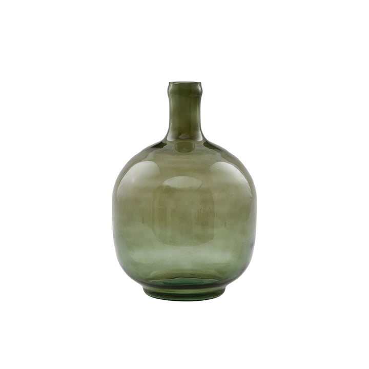 Die Tinka Vase, Ø 16,5 x H 23,5 cm, dunkelgrün von House Doctor