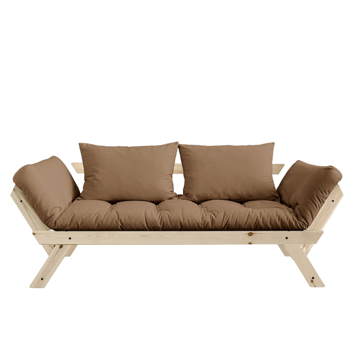 Das Bebop Sofa, Kiefer natur / mocca (755) von Karup Design