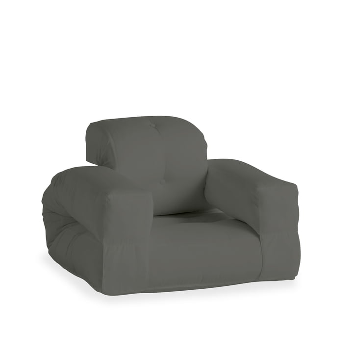 Der Hippo OUT Sessel, dunkelgrau (403) von Karup Design