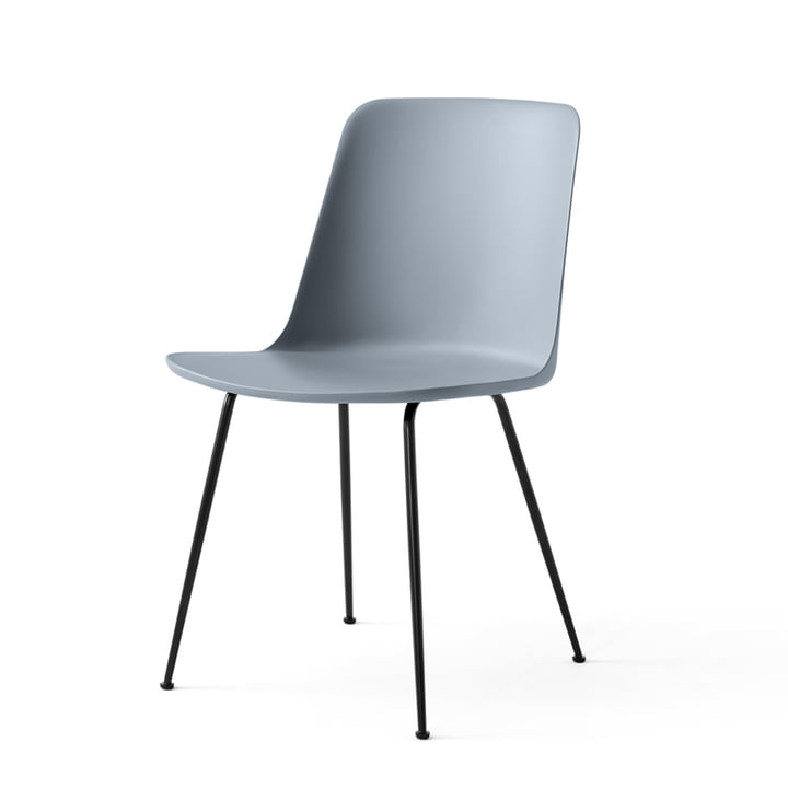Der Rely Chair HW6, hellblau / schwarz von &Tradition
