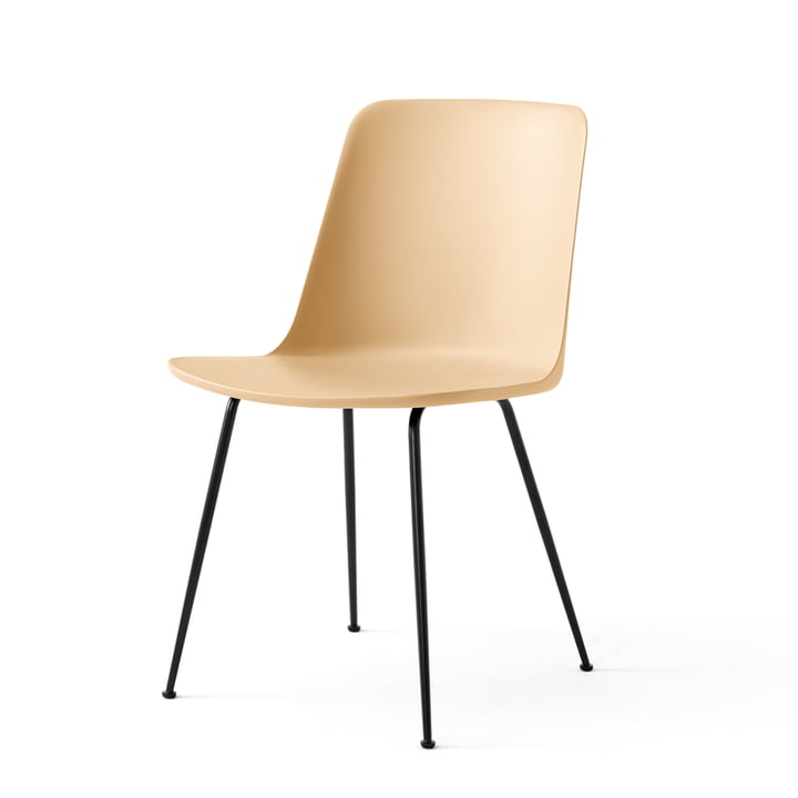 Der Rely Chair HW6, beige sand / schwarz von &Tradition