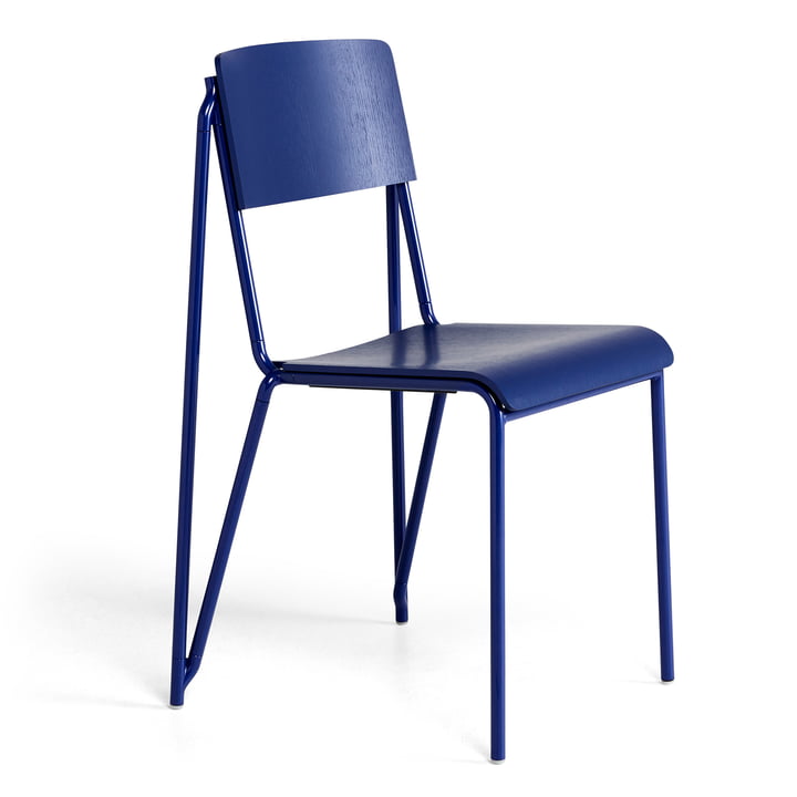 Der Petit Standard Stuhl, ultra marine blue / ultra marine blue von Hay
